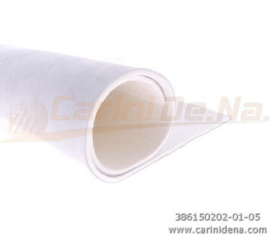 PELLE E FELTRO IN LASTRA (nr 1m2 0,10) SP. mm 1,5 (+-0,3) BIANCA/BIANCO