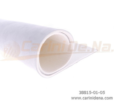 PELLE E FELTRO IN LASTRA RETTIFICATA (nr 1m2 0,10) SP. mm 1,5 (+-0,1) BIANCA/BIANCO