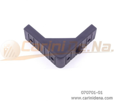 ANGOLI PROTEZIONE PER ASTUCCI - PLASTICA RETTANGOLARI CON PIEDINO DESTRI