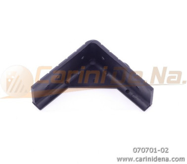 angoli protezione per astucci  plastica rettangolari con piedino destri