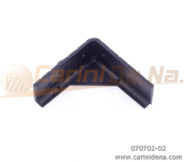 ANGOLI PROTEZIONE PER ASTUCCI - PLASTICA RETTANGOLARI CON PIEDINO SINISTRI