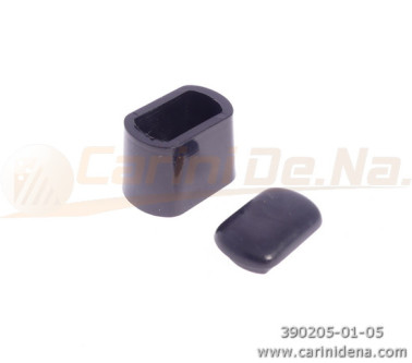 PIEDINI PLASTICA OVALI CON COPERCHIO SENZA SCARPETTA