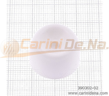 PLASTIC FOOT POST ROUND 22X13 mm WHITE