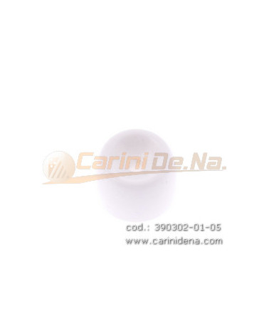 PLASTIC FOOT POST ROUND 22X13 mm WHITE