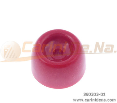 PLASTIC FOOT POST ROUND 22X13 mm RED