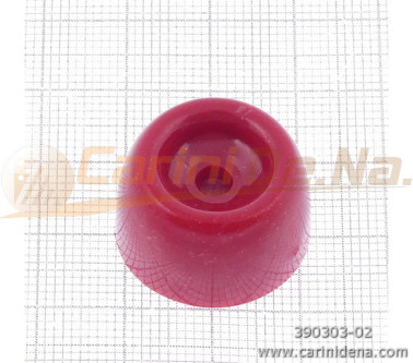 PIEDINI PLASTICA ROTONDI D22 X 13 mm ROSSO