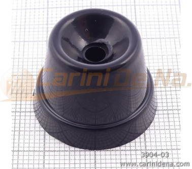 PIEDINI PLASTICA ROTONDI D25 X 19 mm NERI