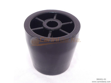 PIEDINI PLASTICA ROTONDI D19 X 18 mm NERI FORO mm 4