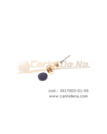 piedini ottone con sede gommino lisci kit torngommvite  grezzo