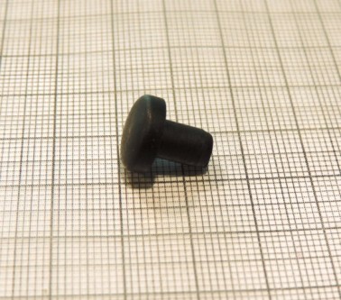 PIEDINI GOMMA NERI FUNGO D. 12X11