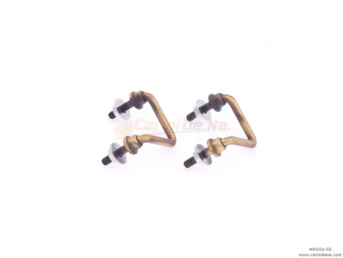 PORTATRACOLLE FILO A V FERRO - INVECCHIATO OTTONE