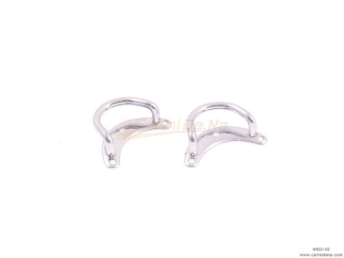 SHOULDER STRAPS BRACKET MOD. MEZZALUNA  GRANDE CHROME