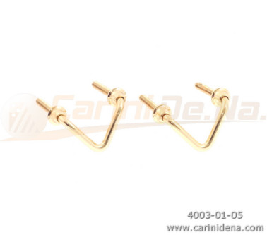 SHOULDER STRAPS BRACKET V - GOLD FINISHING