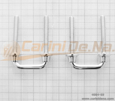 PORTATRACOLLE FILO A U FERRO INTERNO mm 17 (INTERASSE mm 26) - CROMATE