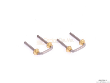 portatracolle filo a u ferro interno mm 17 interasse mm 26  canna fucile