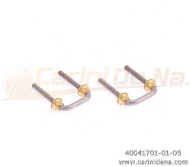 PORTATRACOLLE FILO A U FERRO INTERNO mm 17 (INTERASSE mm 26) - CANNA FUCILE