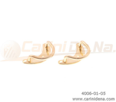 PORTATRACOLLE MEZZALUNA GRANDI FERRO - DORATE