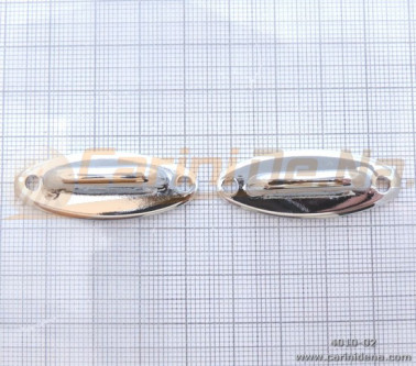 ACCORDION BRACKET MOD. OVALI CHROME FINISH