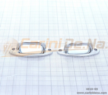 ACCORDION BRACKET MOD. OVALI CHROME FINISH