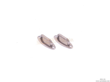 portatracolle ovali  canna fucile lucido