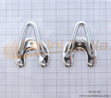 ACCORDION BRACKET MOD. PIASTRA CHROME FINISH