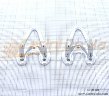 ACCORDION BRACKET MOD. PIASTRA CHROME FINISH