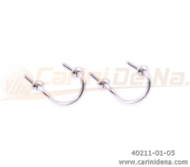 PORTATRACOLLE FILO ROTONDE OTTONE BOCC. AVV. - CROMATE