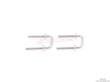 PORTATRACOLLE FILO A U FERRO BOCC. AVV. INTERNO mm 22 (INTERASSE mm 26) - CROMATE