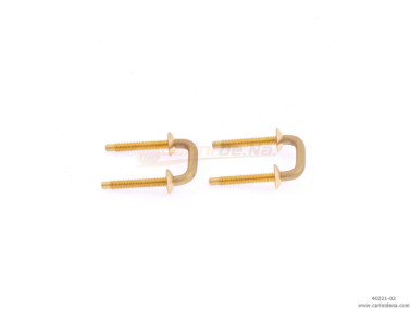 portatracolle filo a u ottone bocc avv interno mm 17 interasse mm 21  grezze