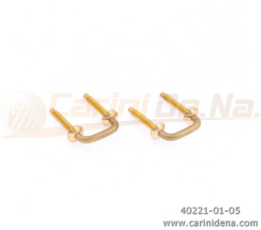 portatracolle filo a u ottone bocc avv interno mm 17 interasse mm 21  grezze