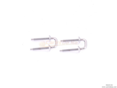 portatracolle filo a u ottone bocc avv interno mm 15 interasse mm 19  cromate