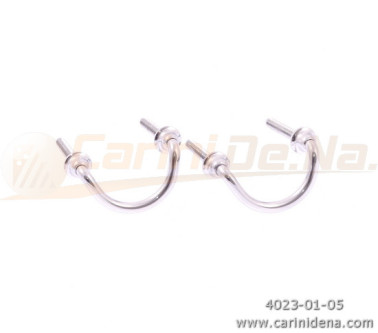 PORTATRACOLLE FILO ROTONDE CROMATE