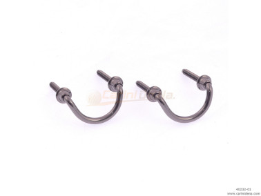 PORTATRACOLLE FILO ROTONDE CANNA FUCILE LUCIDA