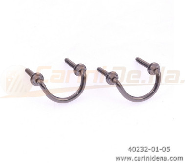 PORTATRACOLLE FILO ROTONDE CANNA FUCILE LUCIDA