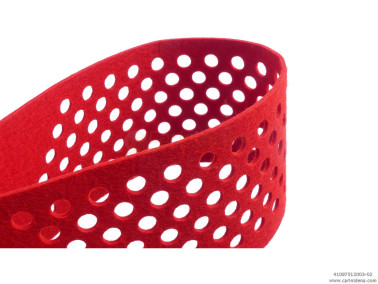 portabassi solo feltro press f75 120b rosso