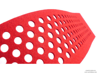 portabassi solo feltro press f75 120b rosso