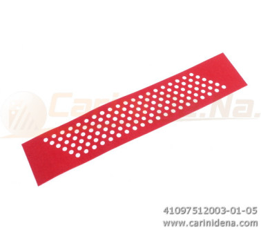 portabassi solo feltro press f75 120b rosso