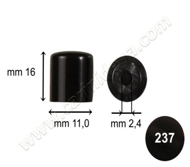 pistoncini acr  11    x 16 f24 pastello nero  car026bd 237ner