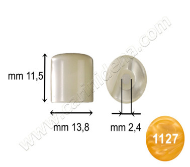 PISTONS WITH HOLE ACR. 13,8 X 11,5 PERLA GIALLO