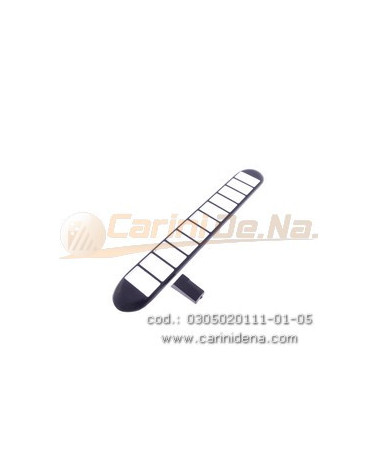 BORCHIE COPRIREGISTRI ALL T11 cm 33,5 X 5 SMUSSATA C.NERA - 11 FORI SM