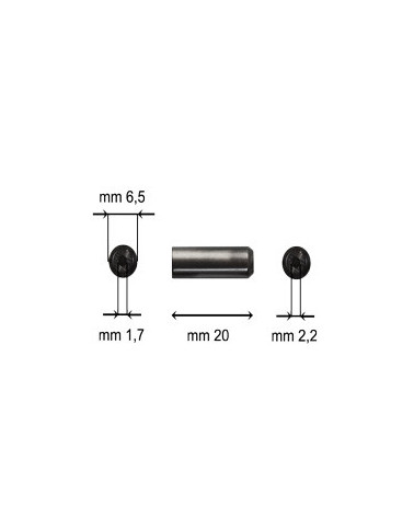 PISTONCINI TRONC. 6,5 X 20 2F