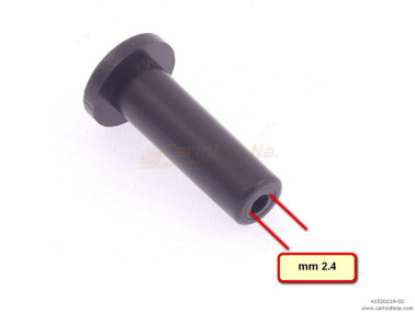 pistoncini tronc testa larga 2c  gambo mm 6 3 x 196 foro 24 plastica