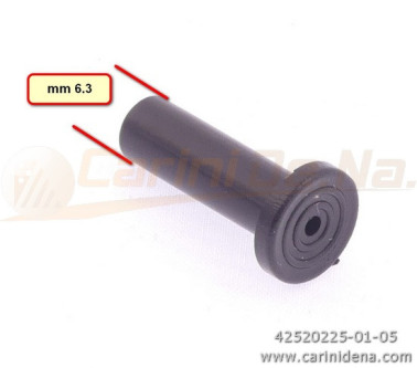 pistoncini tronc testa larga 2c  gambo mm 6 3 x 196 foro 25 plastica