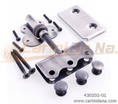 PLACCHETTE PER ROTELLE EST. ALTE KIT - INVECCHIATO ARGENTO