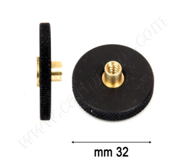 ALUMINIUM WHEEL BLACK D.32