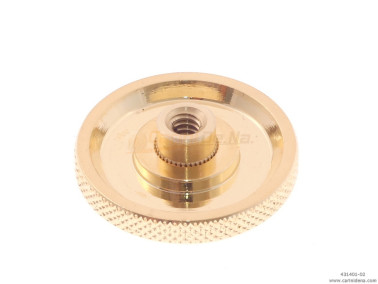 ROTELLE OTTONE DORATE D.32 mm BOCCOLA ALTA