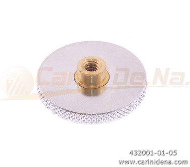 rotelle ottone cromate d32 mm boccola alta