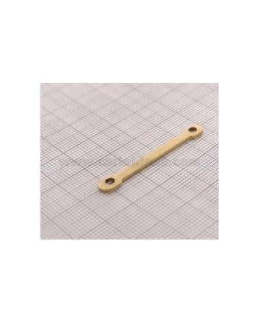 scatole fondi  bilancette legate ottone 2 fori