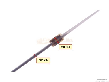 tasti allum battuti crom d 4 5 sp2 5 boccola tg  p175 mm 55