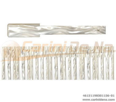 PALET KEL X TAST 41(24+17)T - cm 49 SET T.DRITTA - mm 19,8x4 X DIESIS N.3 FA-LA - PERLA BIANCO 1136